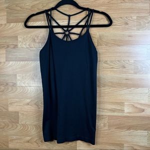 Love Charm One Size Junior Black Strappy Cami